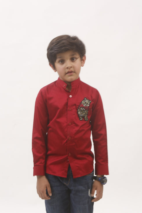 Winnie The Pooh Red Shirt